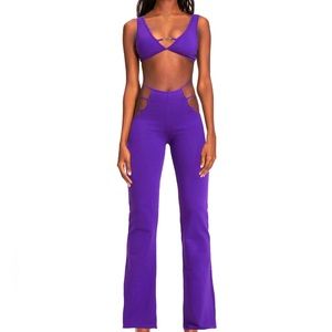 NWT I.AM.GIA Lucid pants in purple